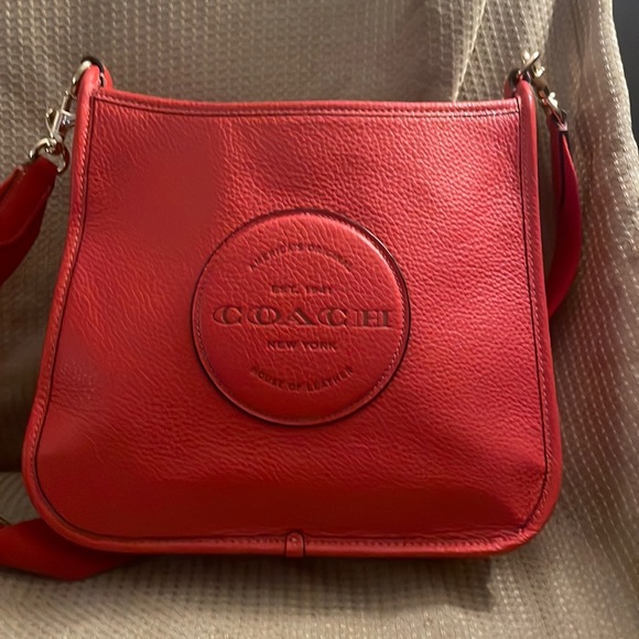 Coach crossbody bag red - Picture 1 of 6